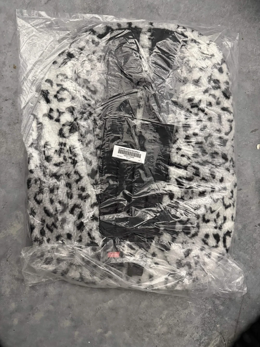 Supreme White Leopard Backpack OS
